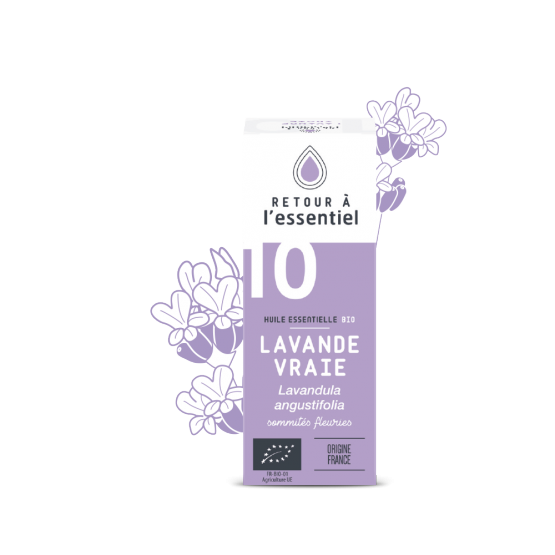 10 - Huile essentielle de LAVANDE VRAIE Bio